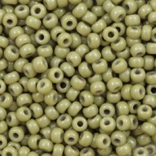 Miyuki rocailles Perlen 8/0 - Duracoat opaque cactus 8-4474